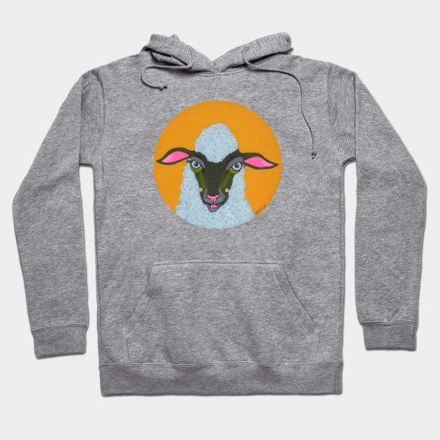Sheep Hoodie by jenniferdavisart